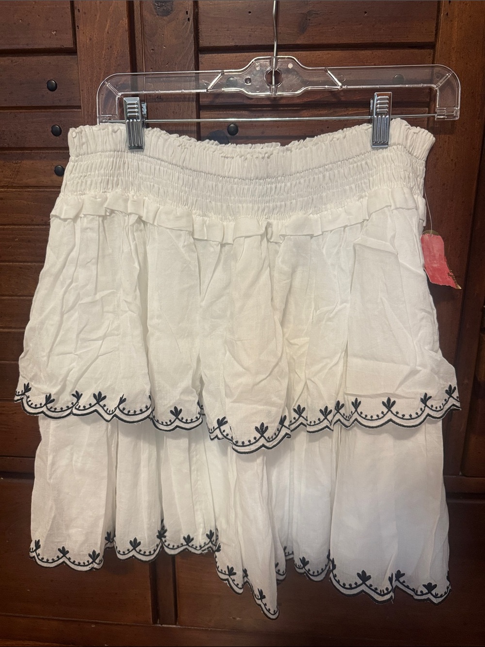 NWT - Black & White Tiered Mini Skirt from Arula / Alterd State